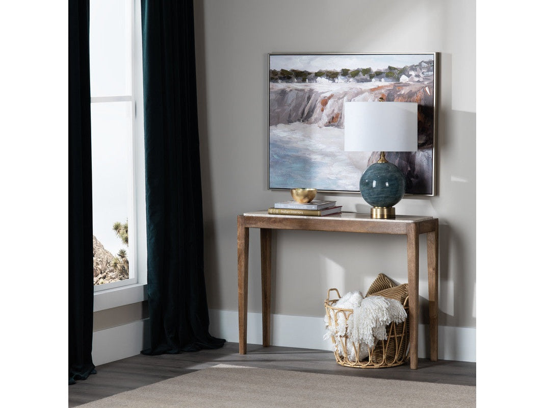 Downs Teal Table Lamp - Ornate Home