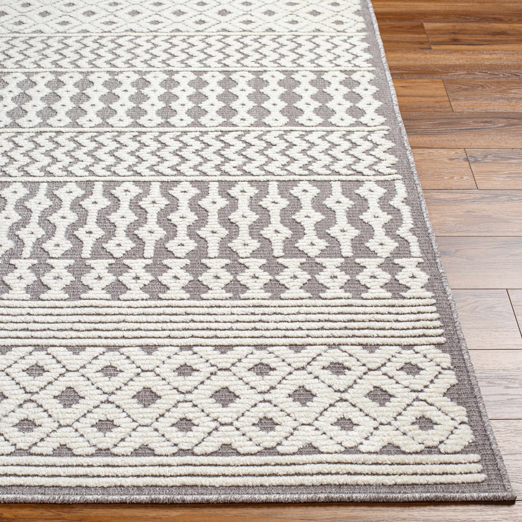 Drago Gray 3D Area Rug - Clearance - Ornate Home