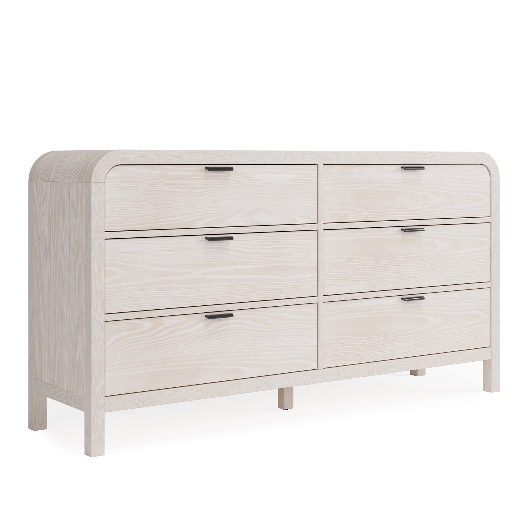 Drake Six Drawer Dresser in Sugar - Ornate Home