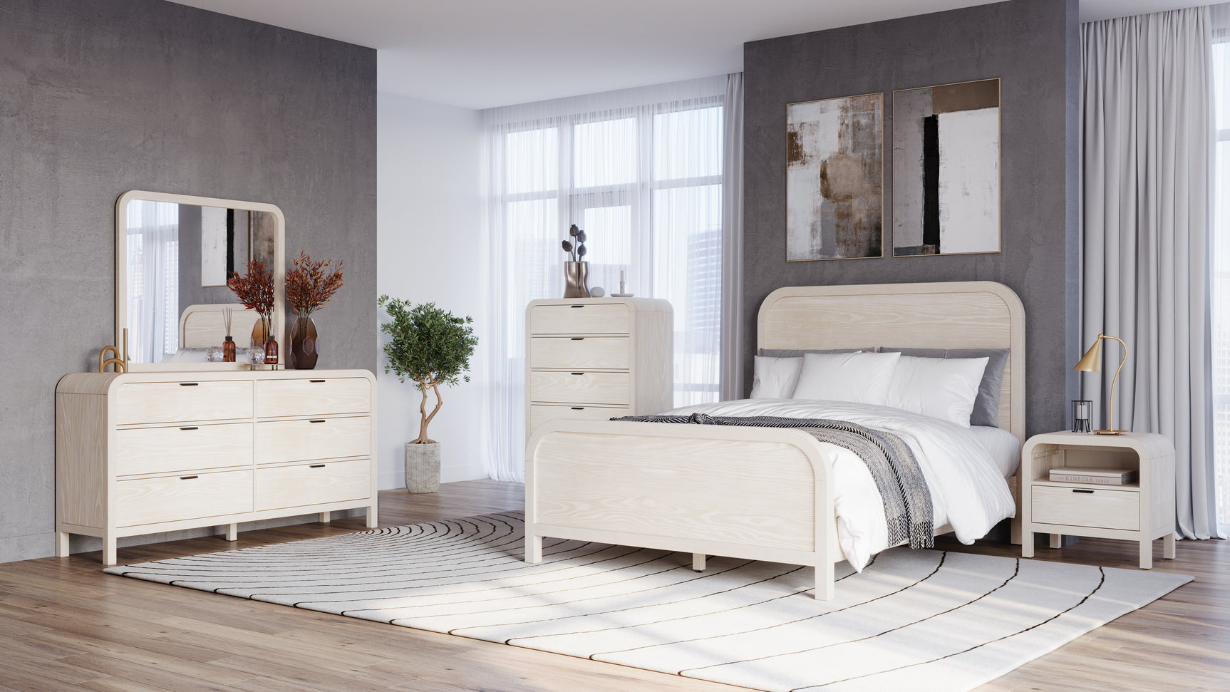 Drake Six Drawer Dresser in Sugar - Ornate Home