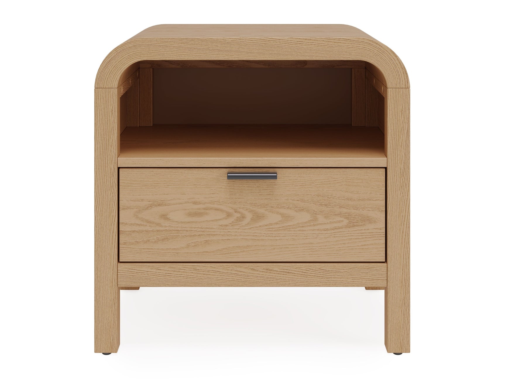 Drake Timber One Drawer Nightstand W/USB - Ornate Home