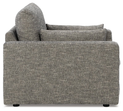 Dramatic Granite Oversized Chair and Ottoman (Online Special Price) - Ornate Home