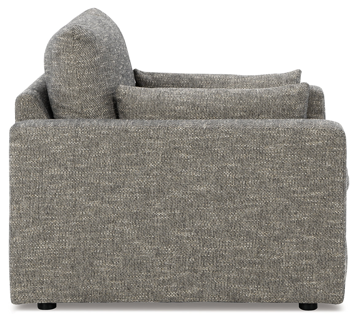 Dramatic Granite Sofa, Loveseat, Oversized Chair and Ottoman - Ornate Home