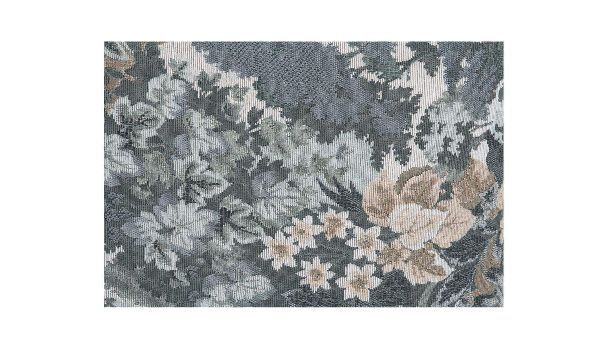 Drava Blue Tapestry Rolling Dining Chair Tapestry - Ornate Home