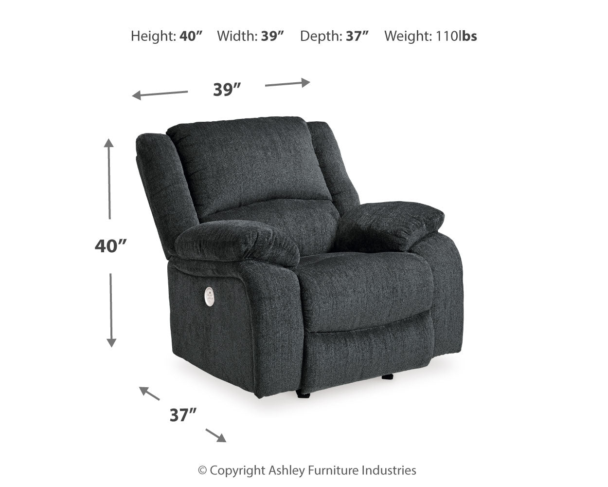 Draycoll 2 Power Reclining Loveseats and Recliner (Online Special Price) - Ornate Home