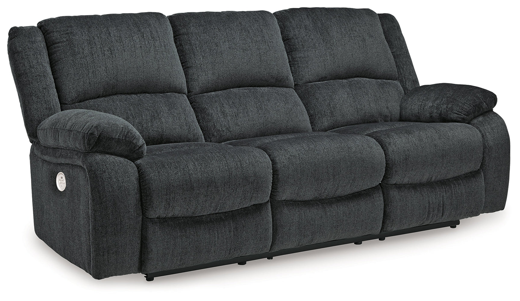 Draycoll Gray Power Reclining Sofa, Loveseat and Recliner - Ornate Home