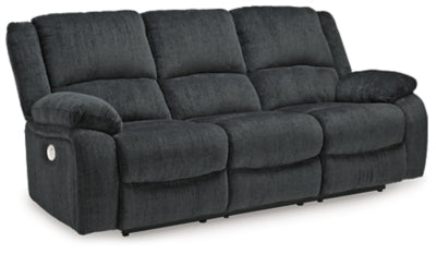 Draycoll Gray Power Reclining Sofa and Loveseat - Ornate Home