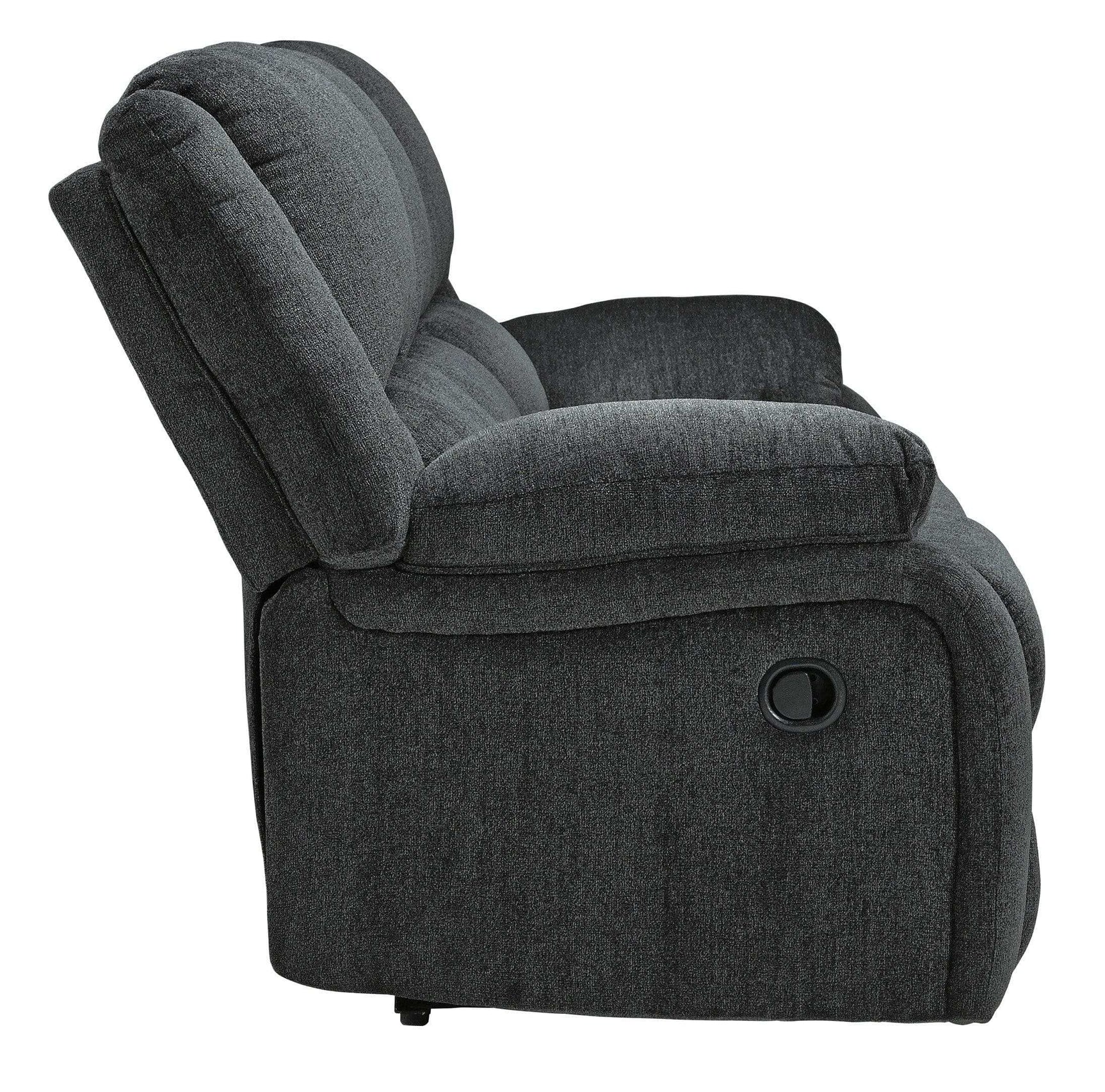 Draycoll Slate Manual Reclining Sofa (Online Special Price) - Ornate Home