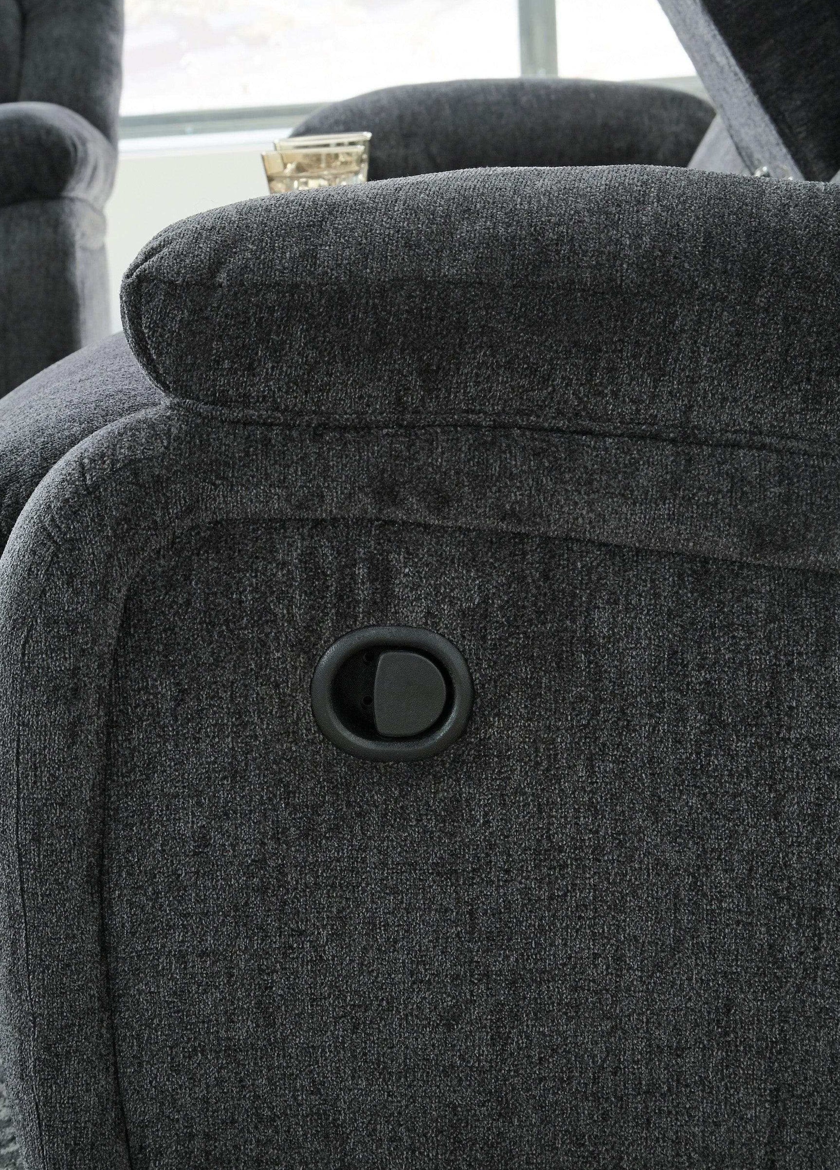 Draycoll Slate Manual Reclining Sofa (Online Special Price) - Ornate Home