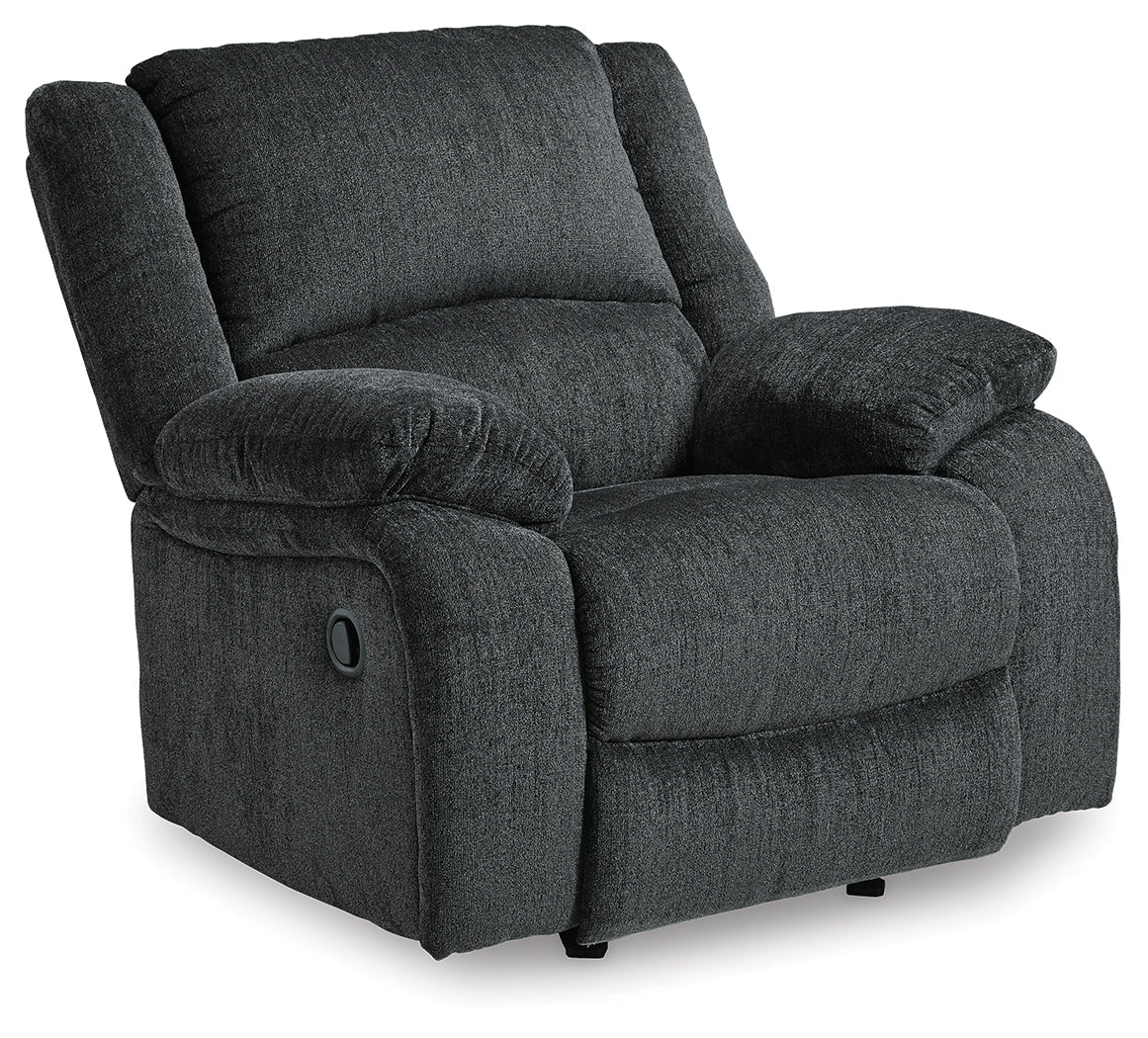 Draycoll Slate Reclining Loveseat w/Console & Recliner (Online Special Price) - Ornate Home