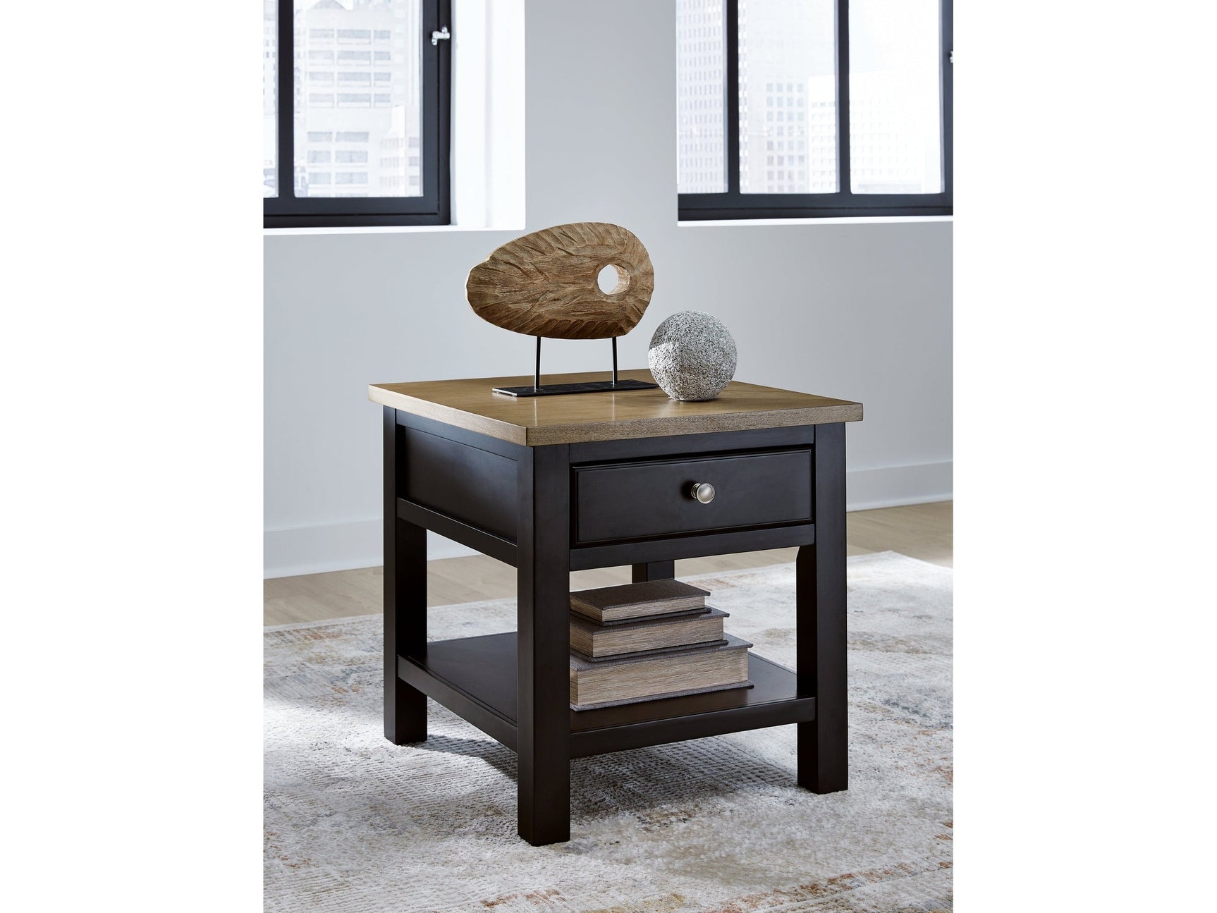 Drazmine Brown End Table - Ornate Home