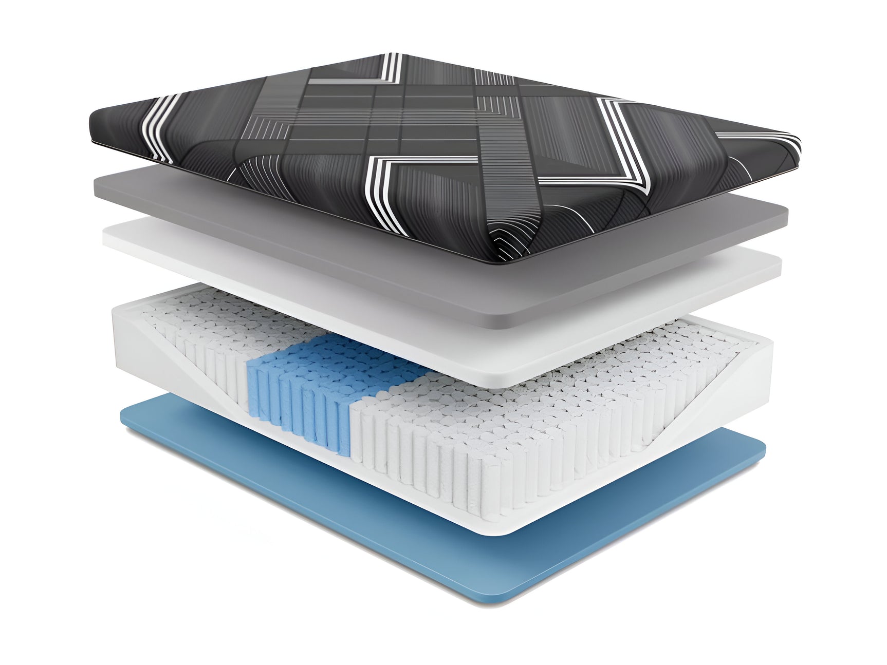 Dreamstage 2.0 Carbon Ice 2.0 Hybrid 14" Firm Twin Mattress - Ornate Home