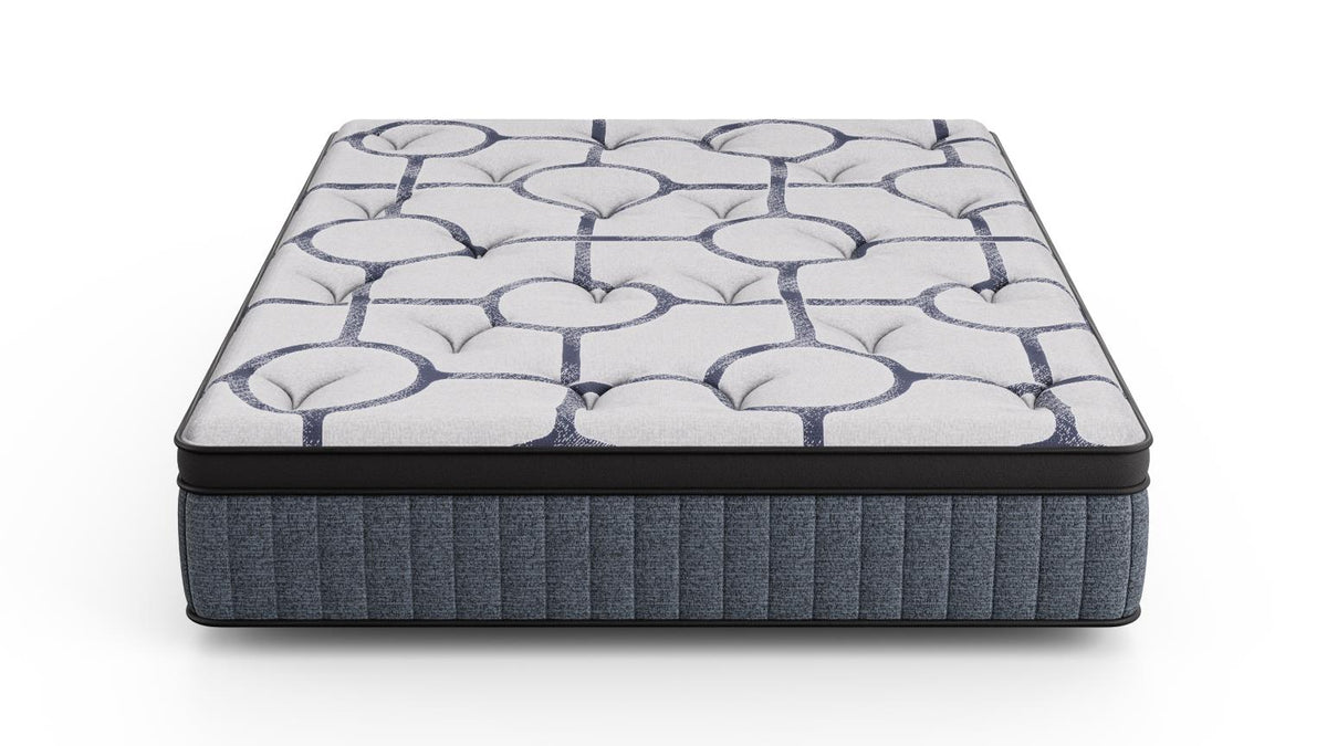 Dreamstage Value Amethyst Euro Top 15" Firm Grey Twin Mattress - Ornate Home