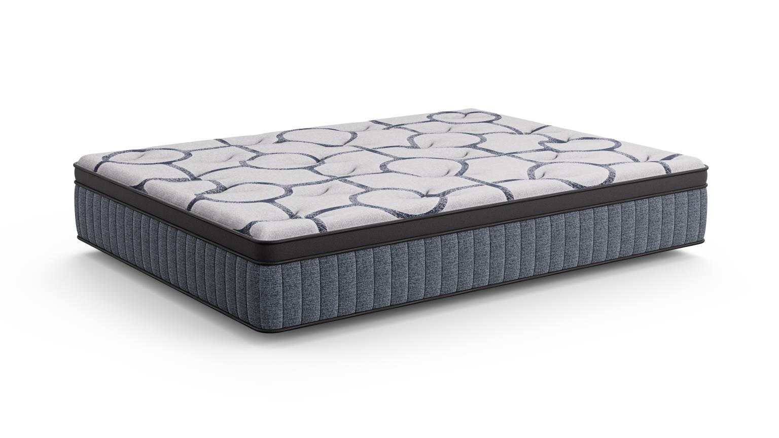 Dreamstage Value Amethyst Euro Top 15" Firm Grey Twin XL Mattress - Ornate Home