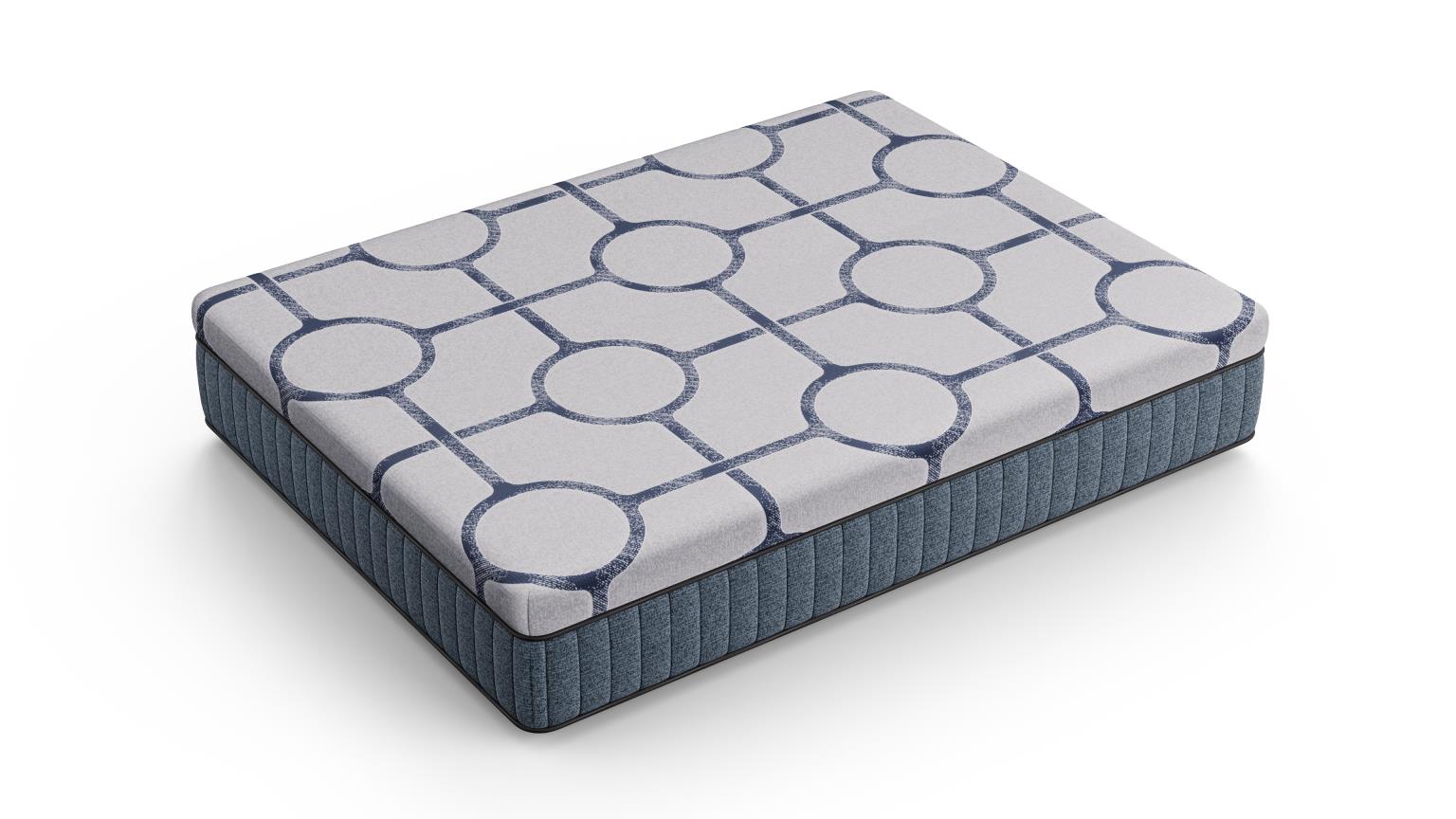 Dreamstage Value Aquamarine Hybrid 13.5" Plush Grey Twin Mattress - Ornate Home