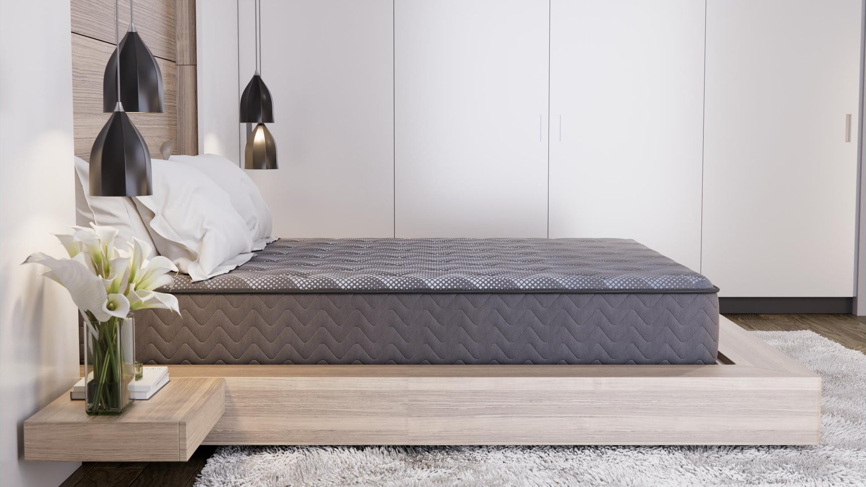 Dreamstage Value Arcadia 13" Medium Grey Full Mattress - Ornate Home