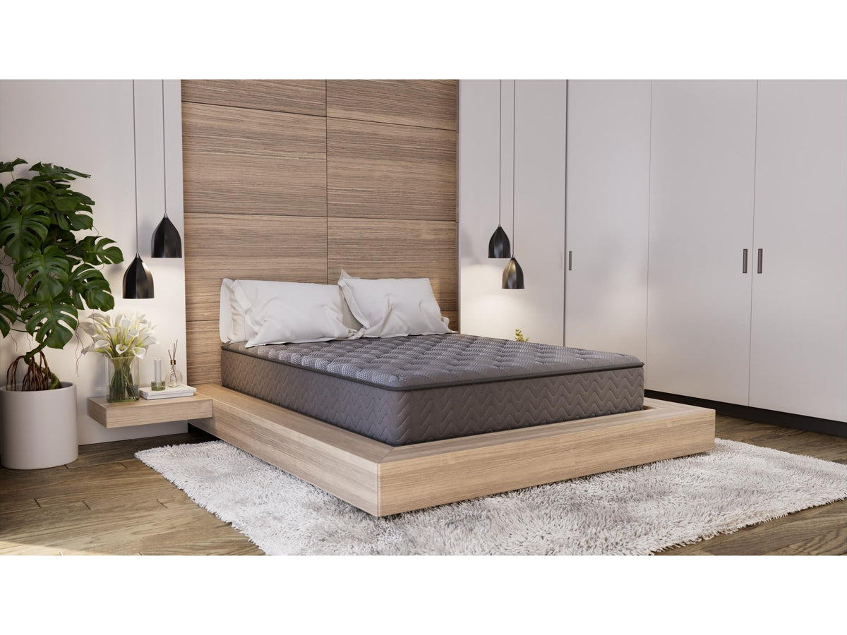 Dreamstage Value Arcadia 13" Plush Grey Queen Mattress - Ornate Home