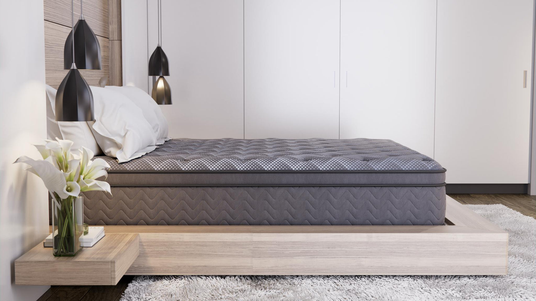 Dreamstage Value Dusk 12.5" Firm Grey Twin Mattress - Ornate Home