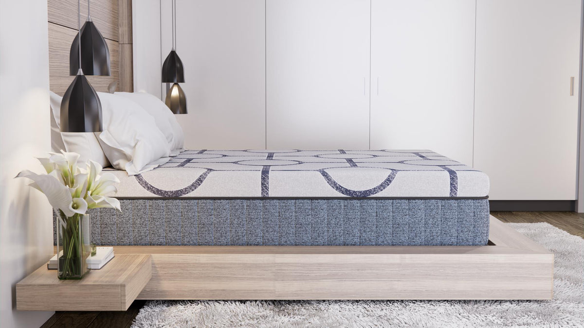 Dreamstage Value Haven Hybrid 13.5" Firm Grey Full Mattress - Ornate Home
