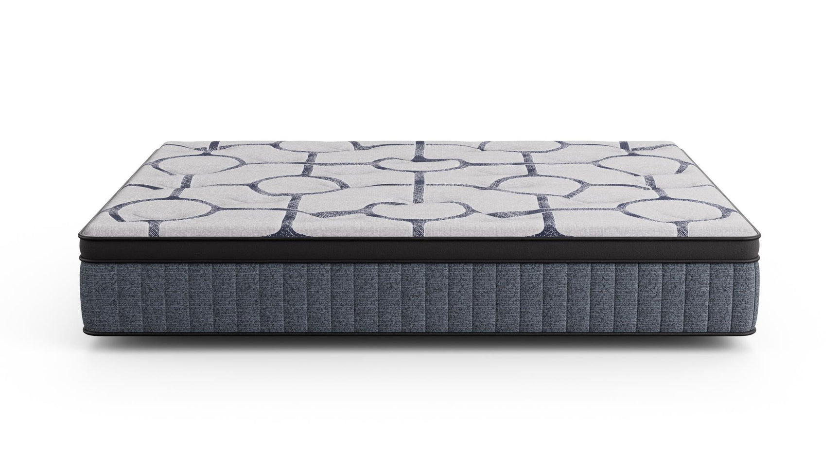 Dreamstage Value Meadow Euro Top 15" Plush Grey Twin XL Mattress - Ornate Home
