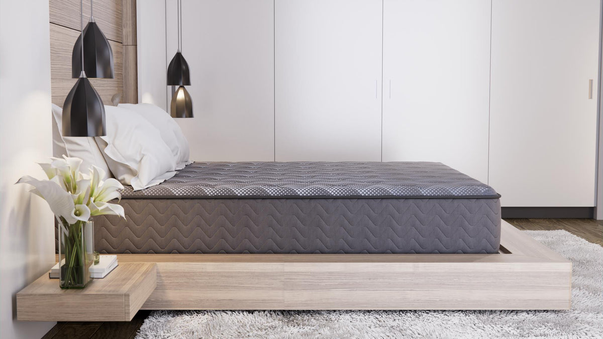 Dreamstage Value Obsidian Tight Top 13" Firm Grey Twin XL Mattress - Ornate Home