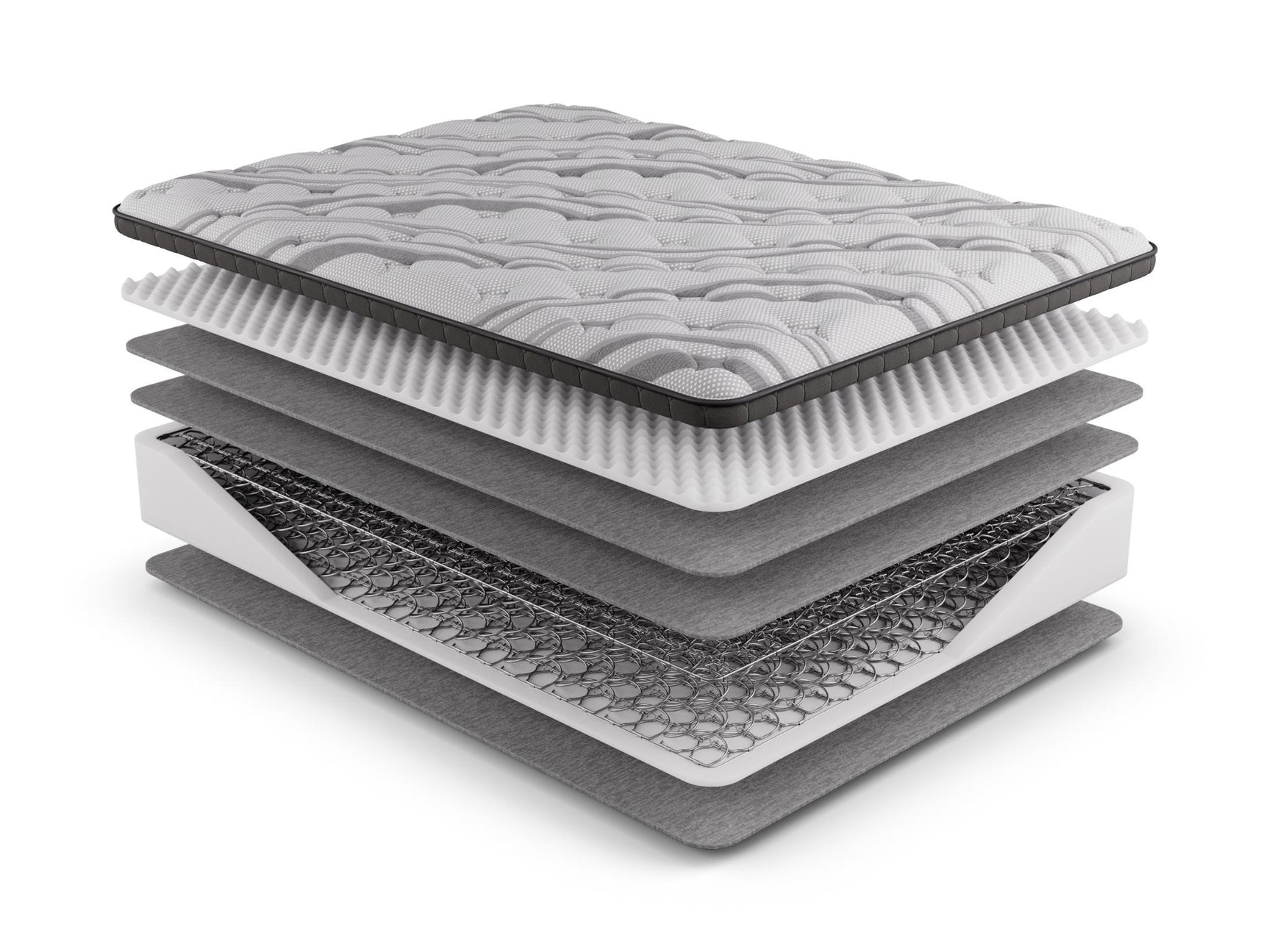 Dreamstage Value Opal Pillow Top 10" Medium Grey Twin XL Mattress - Ornate Home