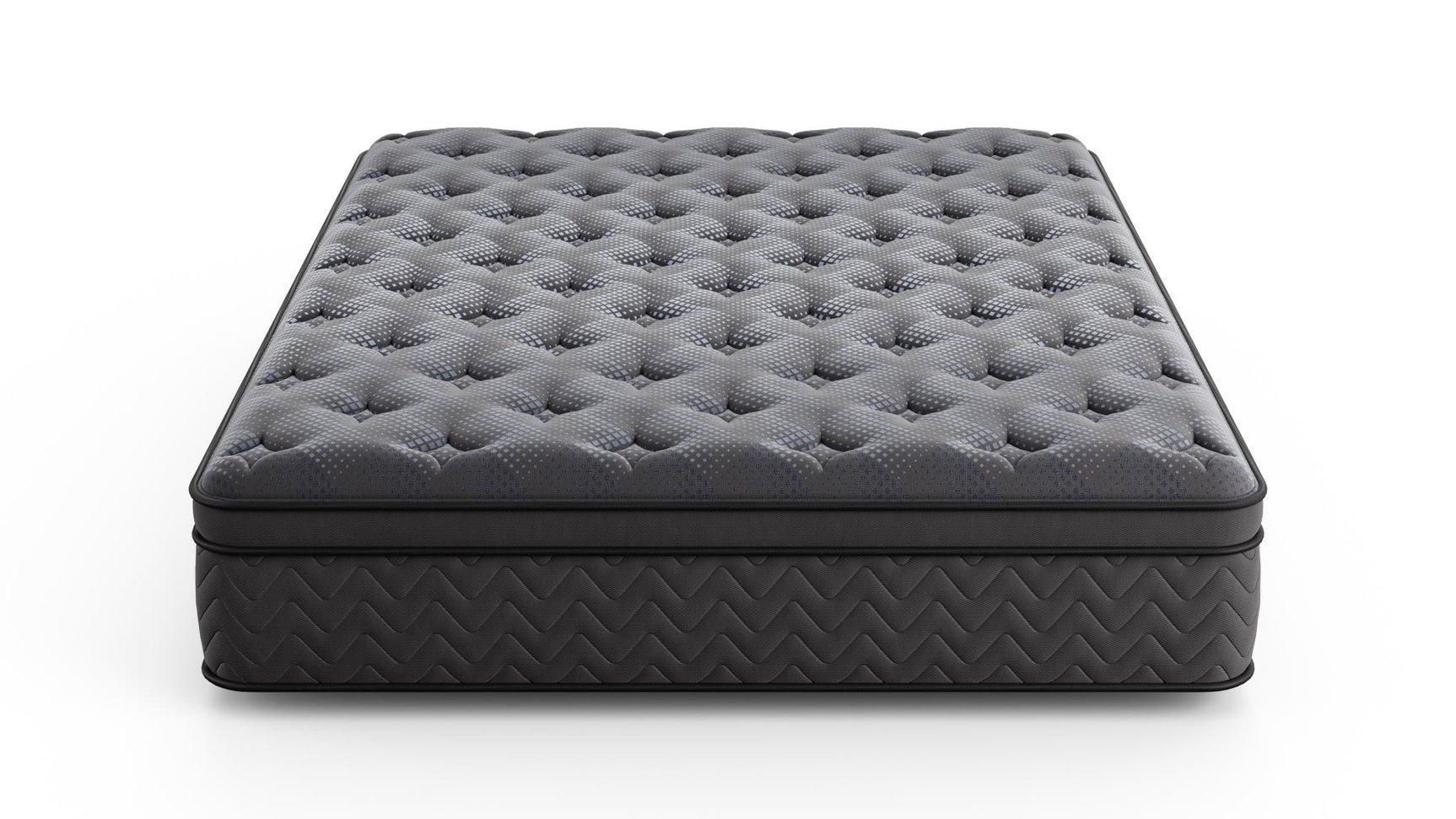 Dreamstage Value Turquoise Euro Top 12.5" Firm Grey Twin XL Mattress - Ornate Home