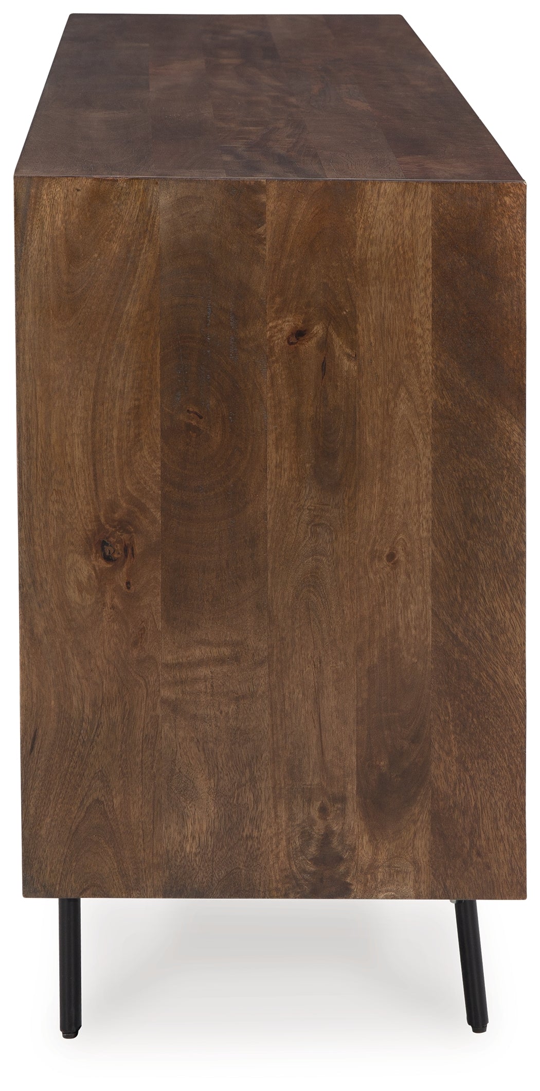 Dreggan Brown/Gold Finish Accent Cabinet - Ornate Home