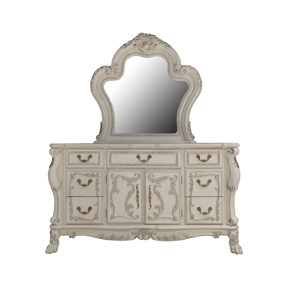 Dresden Bone White Dresser - Ornate Home