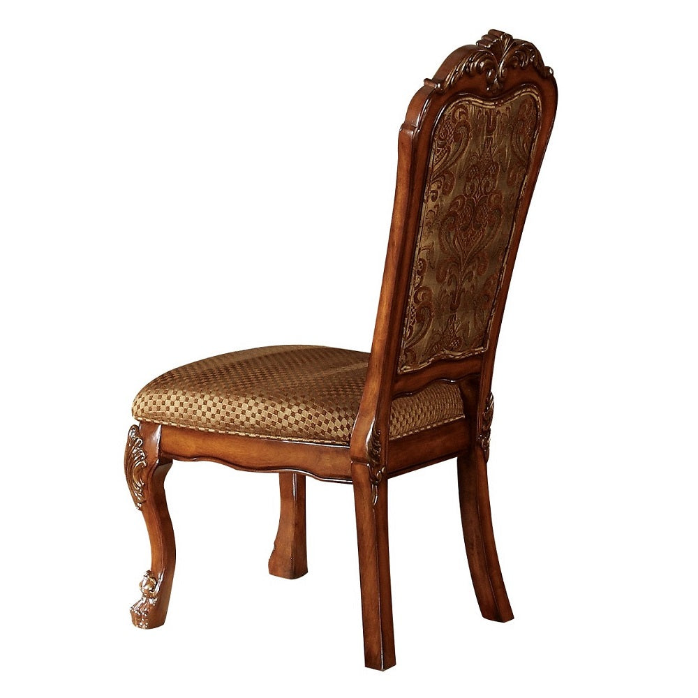 Dresden Brown Cherry Oak Dining Side Chairs (Set of 2) - Ornate Home
