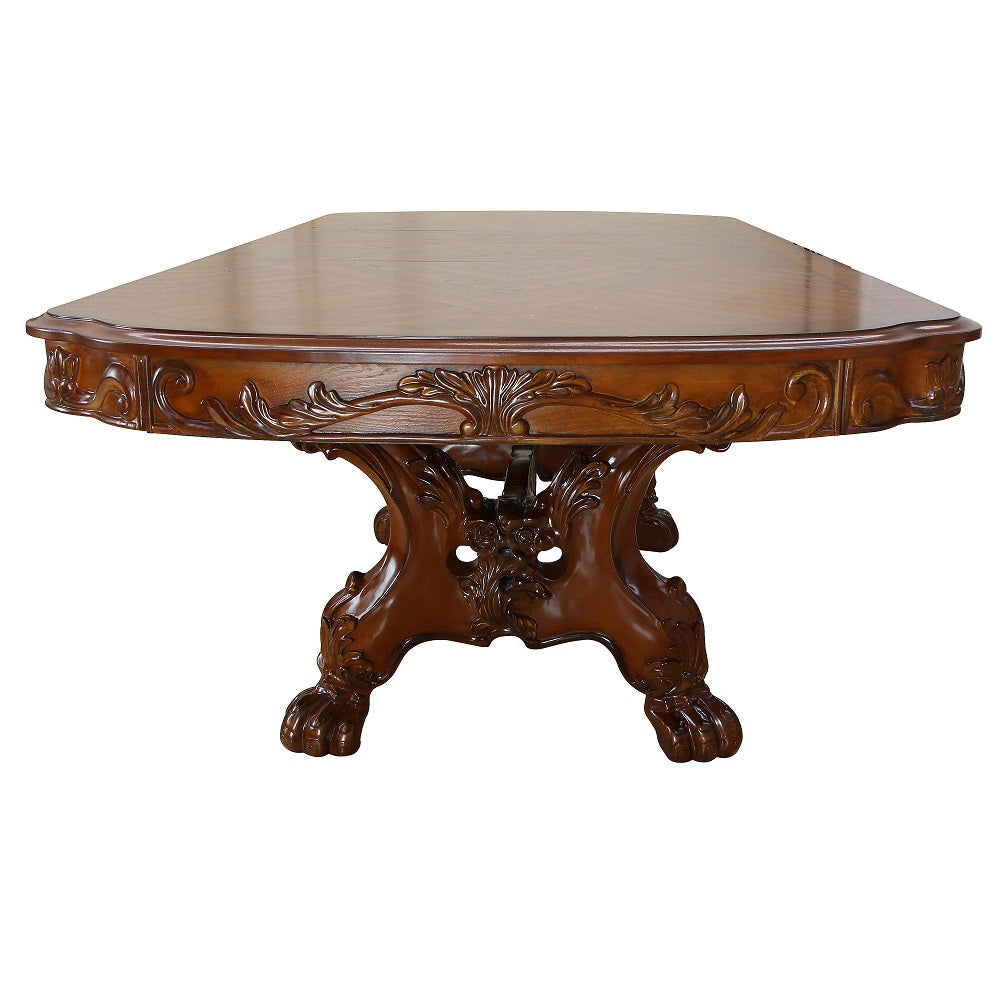Dresden Cherry Oak Dining Table - Ornate Home