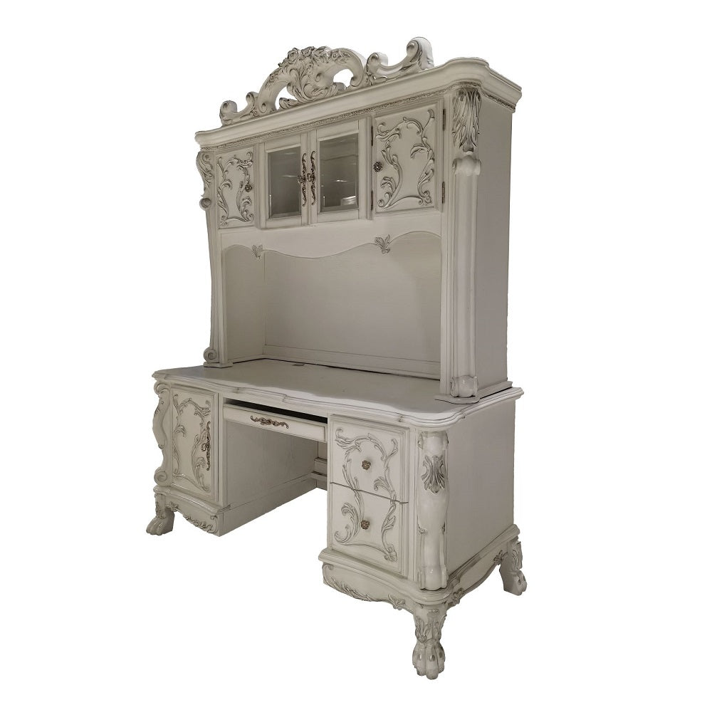 Dresden Computer Desk & Hutch - Ornate Home