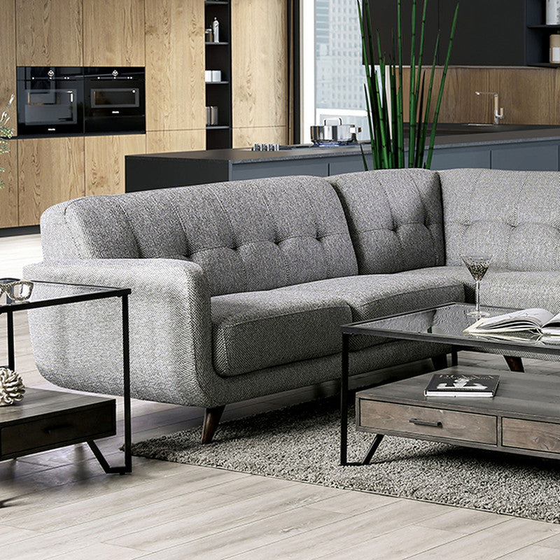 Dresden Light Gray Sectional - Ornate Home