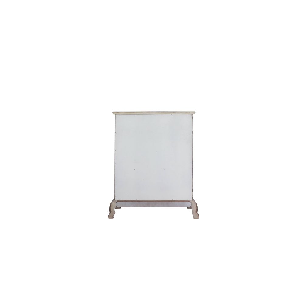 Dresden Vintage Bone White Chest - Ornate Home