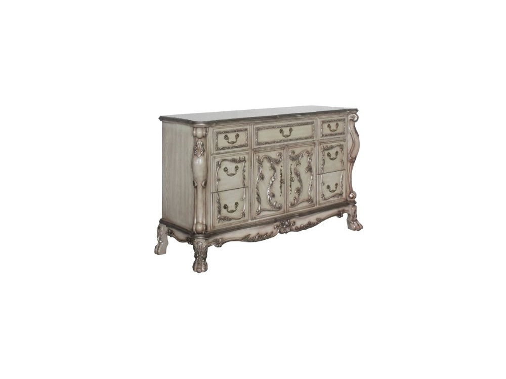 ACME Dresden Vintage Bone White Dresser | Ornate Home