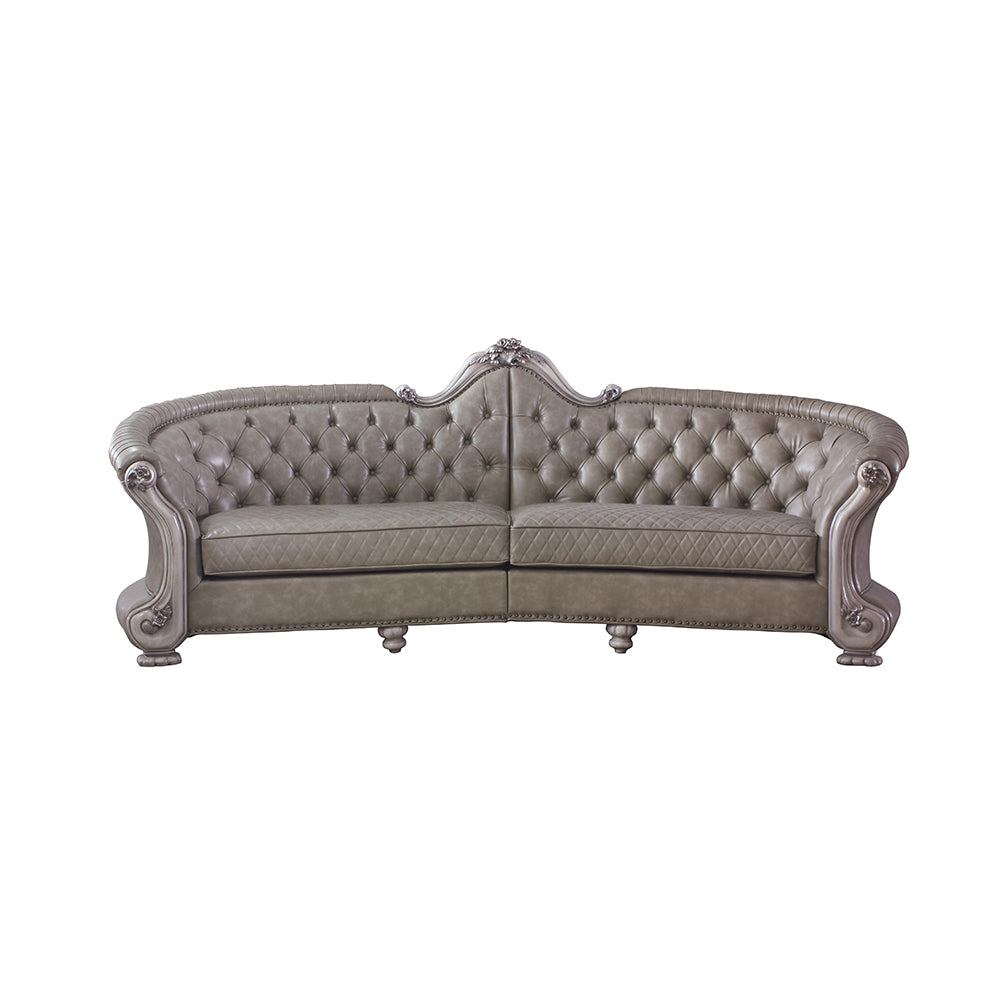 Dresden Vintage Bone White Sofa - Ornate Home