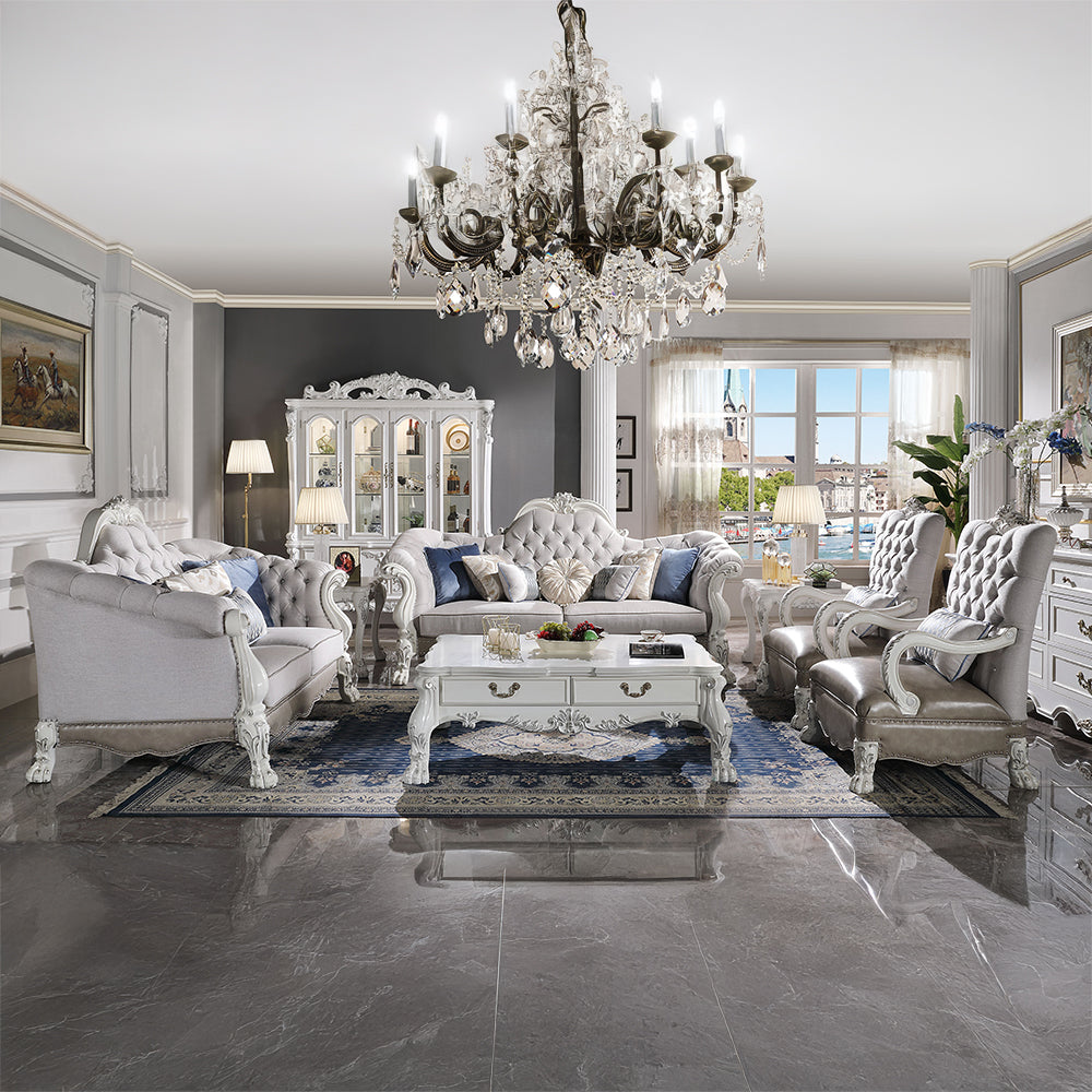 Dresden White Chair - Ornate Home