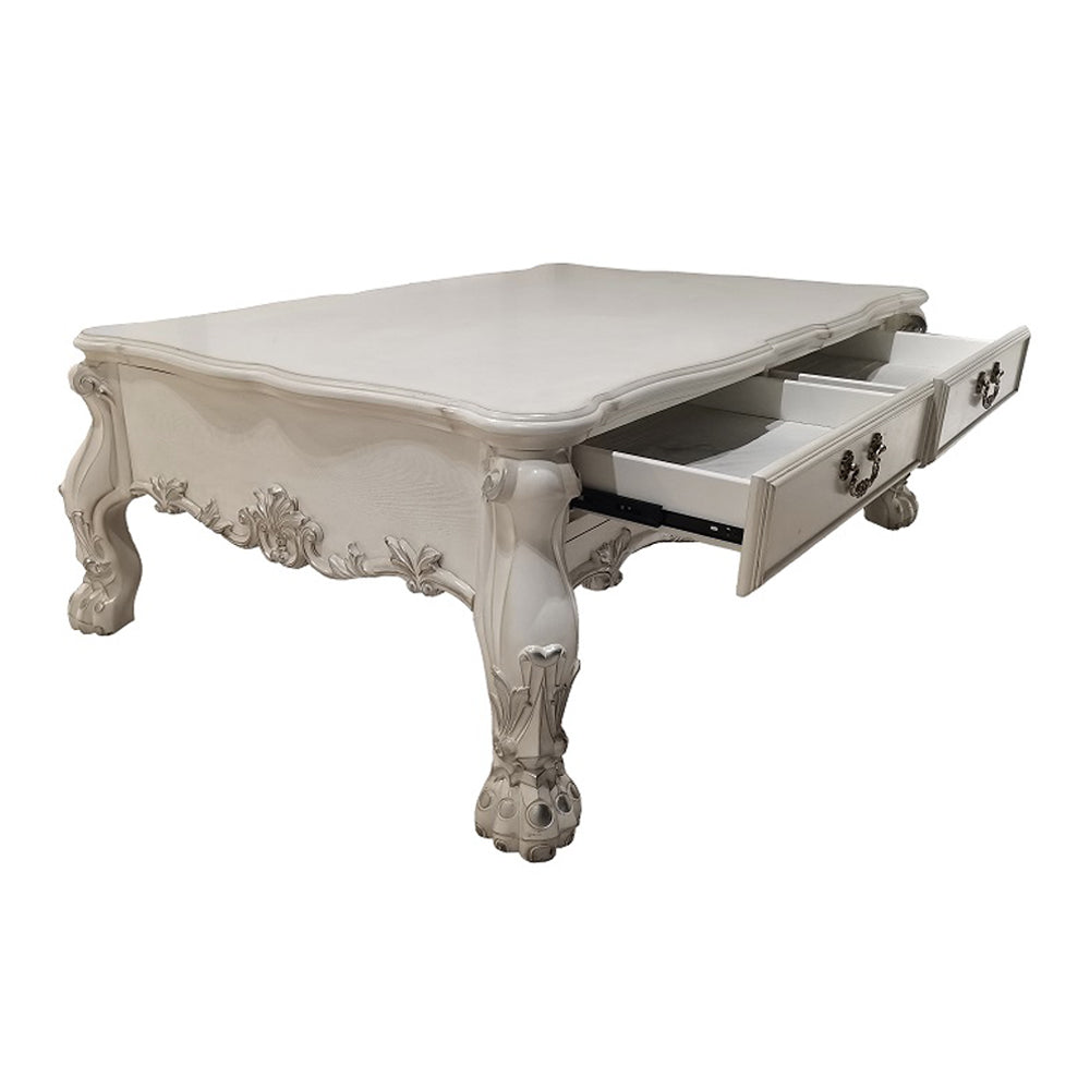Dresden White Coffee Table - Ornate Home