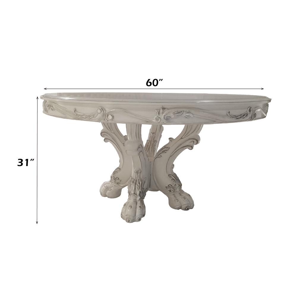 Dresden White Dining Table - Ornate Home