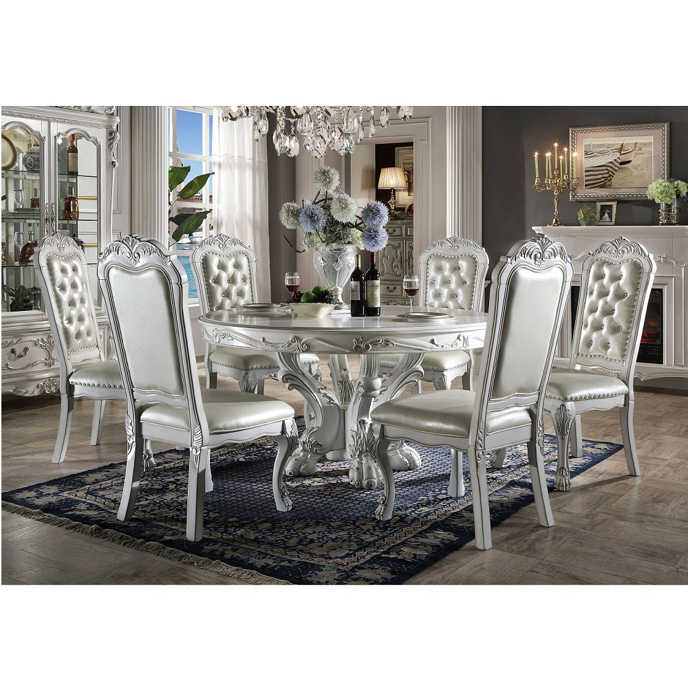 Dresden White Dining Table - Ornate Home