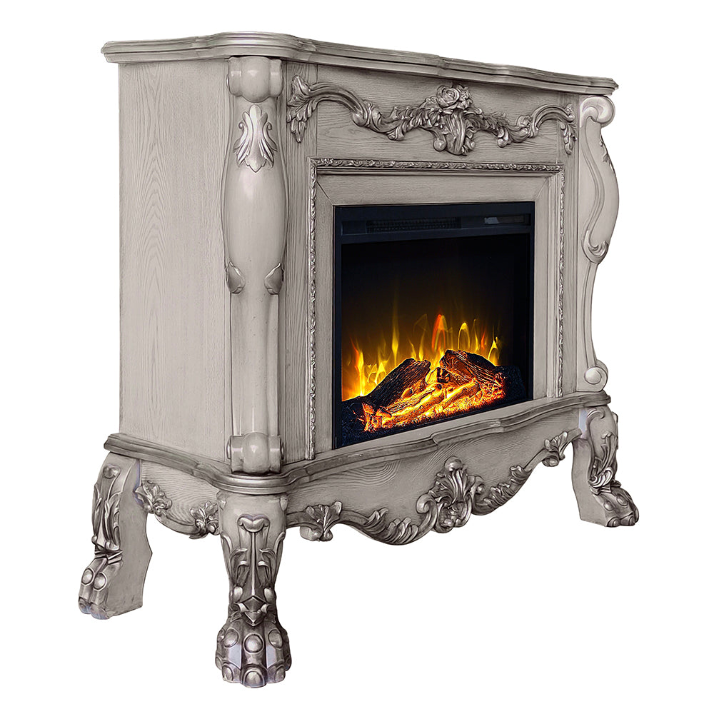 Dresden White Fireplace - Ornate Home