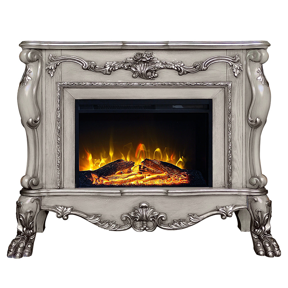 Dresden White Fireplace - Ornate Home