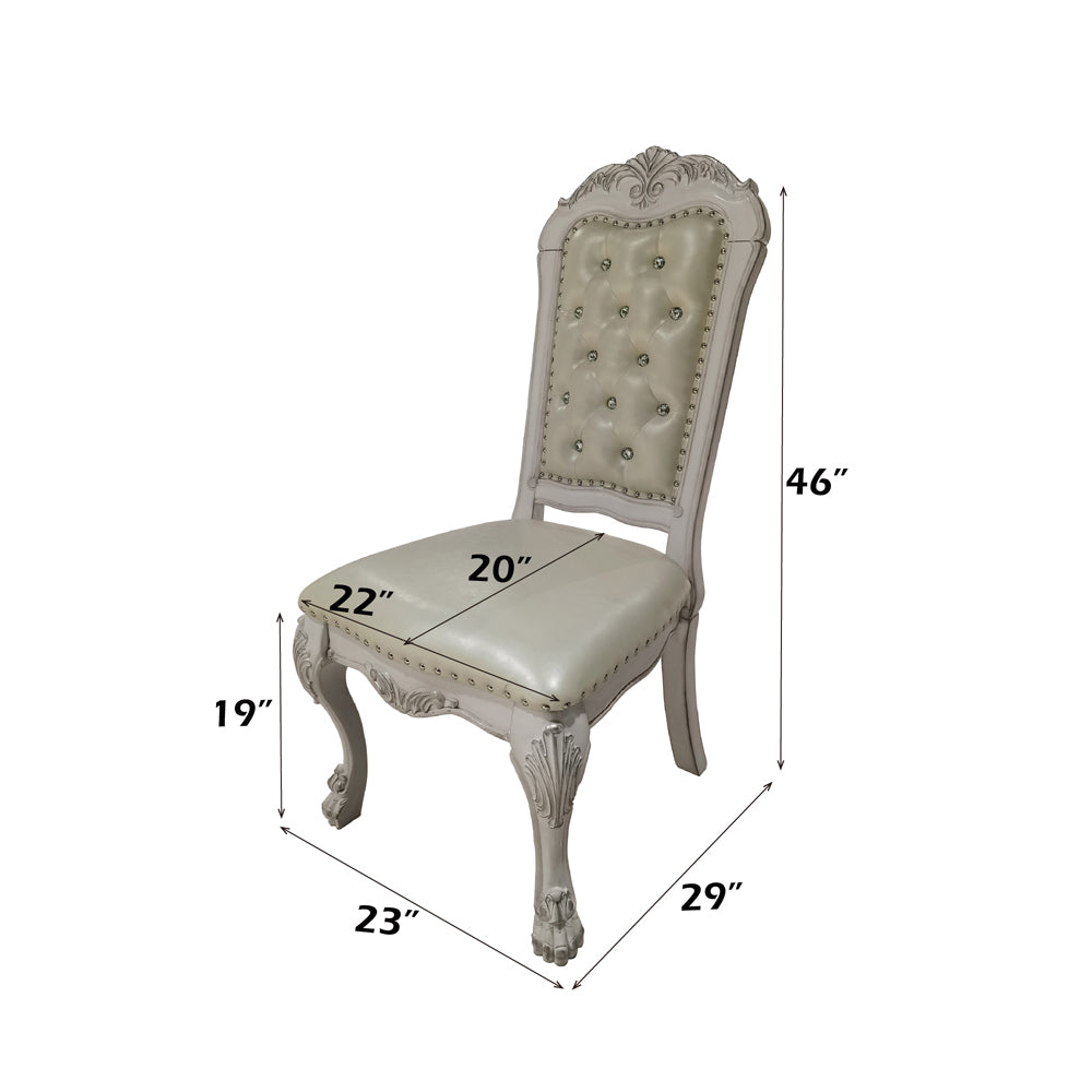 Dresden White Side Chair (Set of 2) - Ornate Home