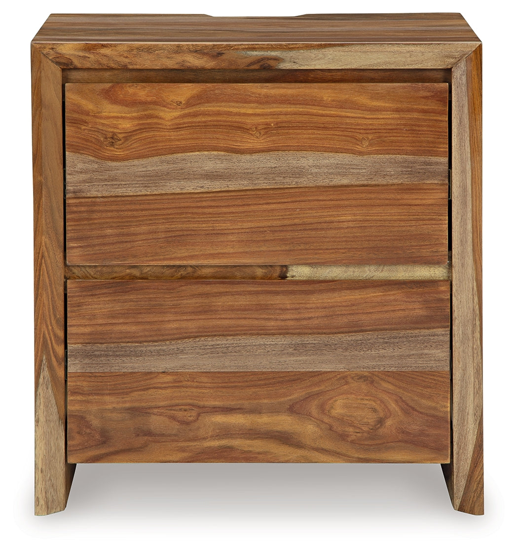Dressonni Brown Nightstand (Online Special Price) - Ornate Home