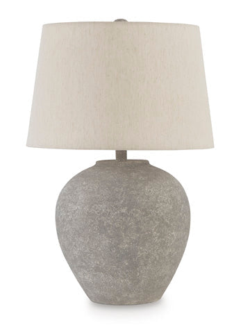 Dreward Distressed Gray Table Lamp (Online Special Price) - Ornate Home