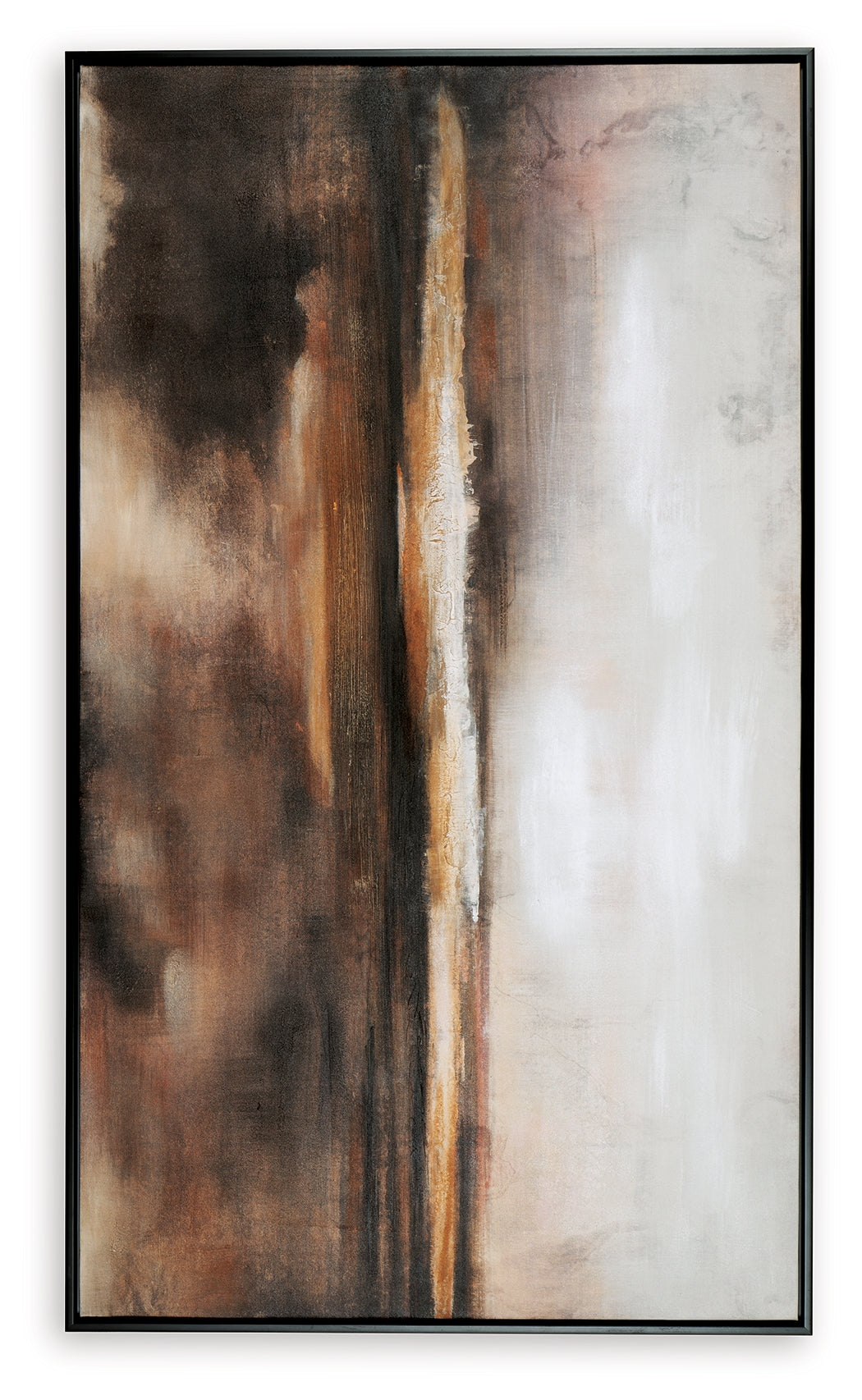 Drewland Black/Brown/Orange Wall Art (Online Special Price) - Ornate Home