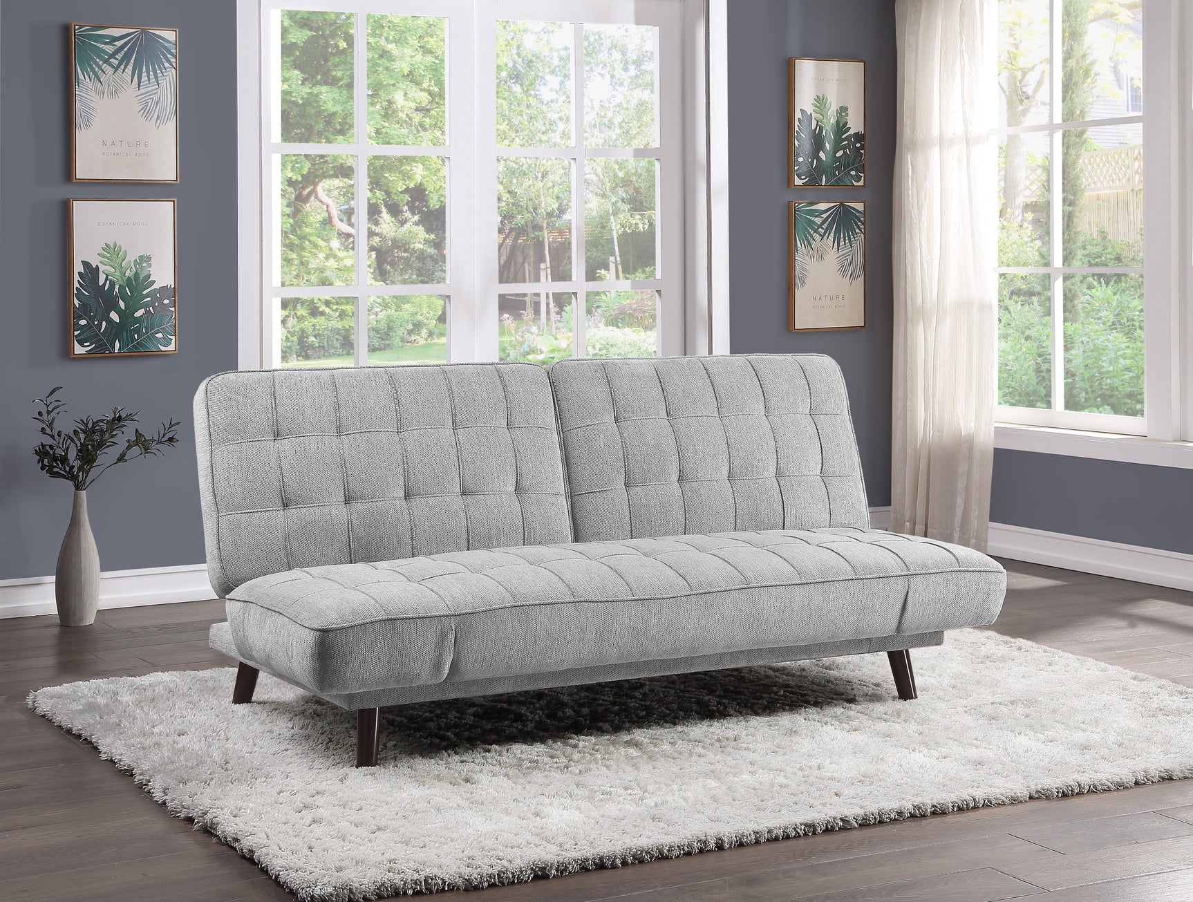 Driggs Silver Gray Sofas - Ornate Home