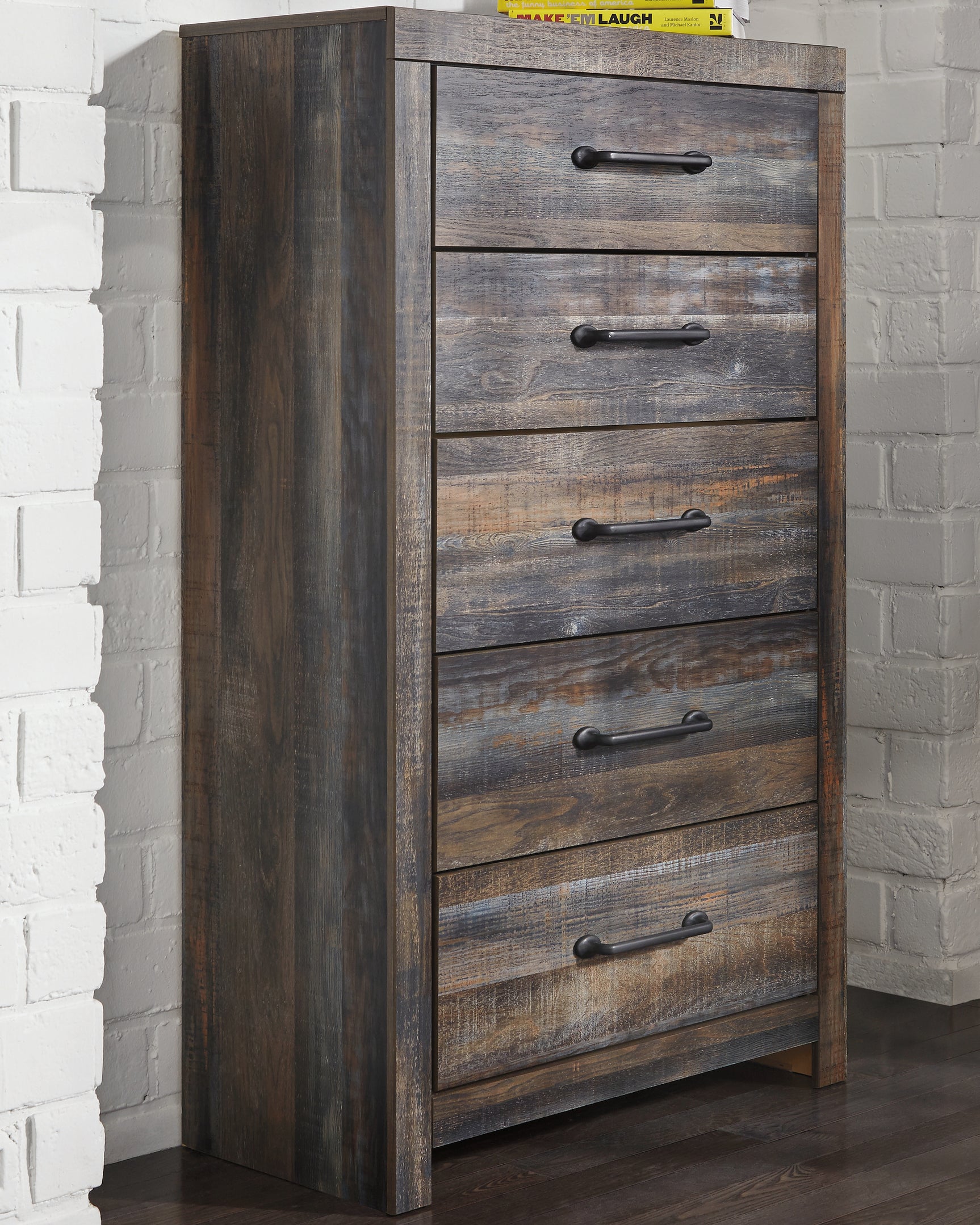 Drystan Multi Full Bookcase Storage Bed, Chest and Nightstand - Ornate Home