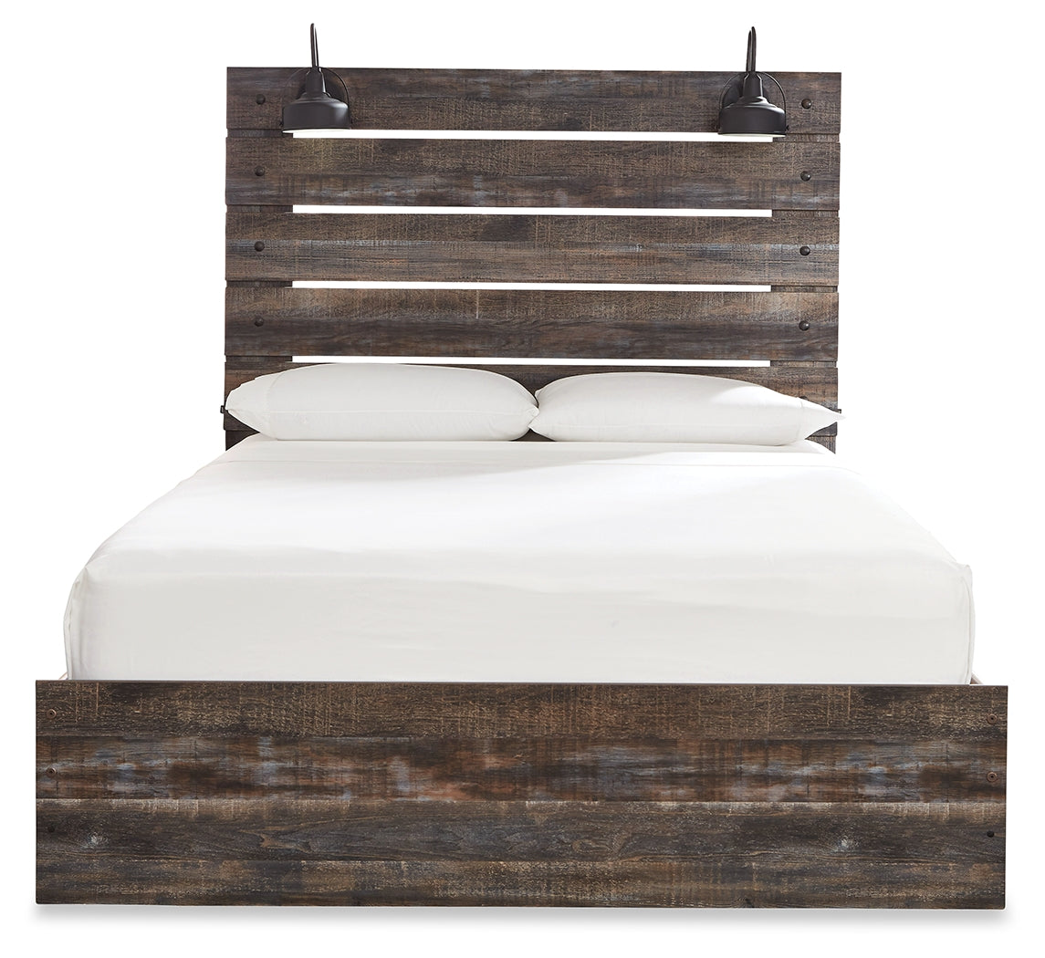 Drystan Multi Queen Panel Bed, 2 Dressers, Mirror and 2 Nightstands (Online Special Price) - Ornate Home