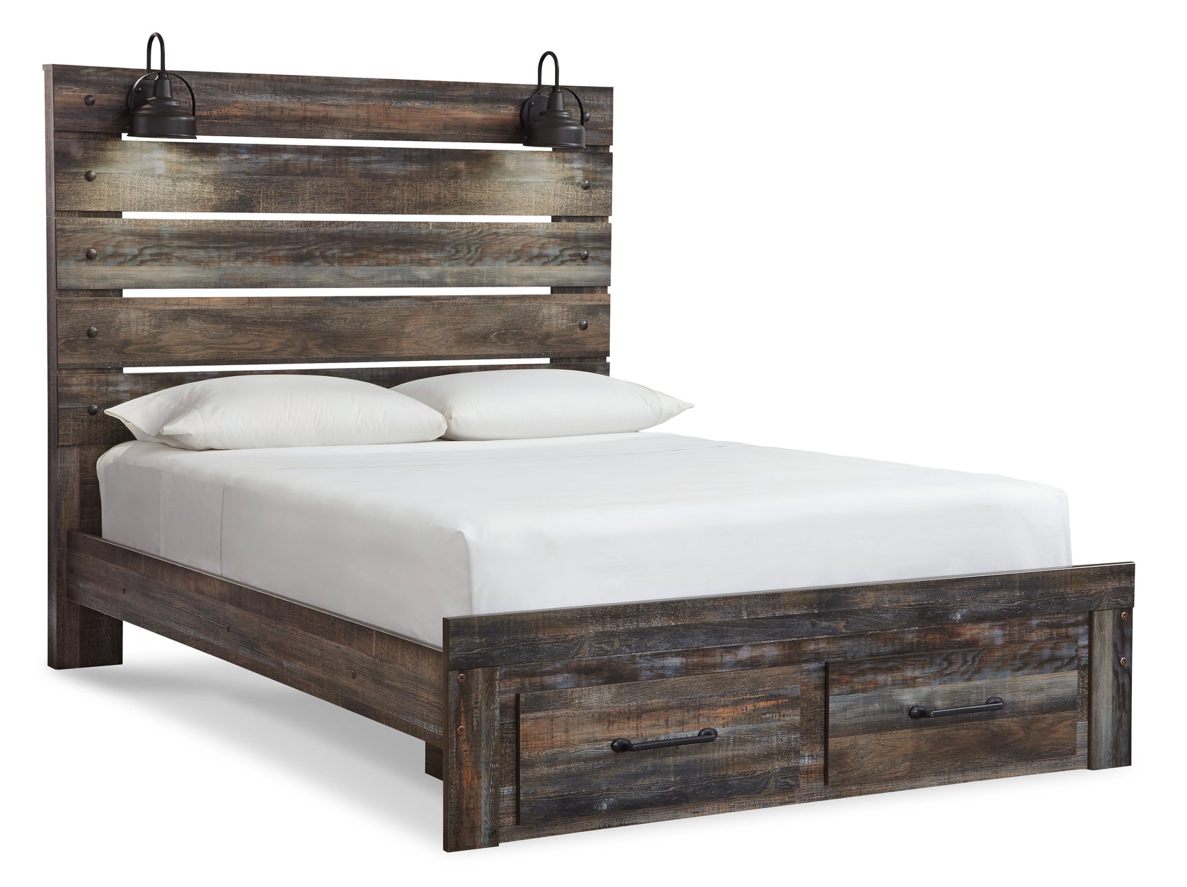 Drystan Multi Queen Panel Storage Bedroom Set with Dresser and Mirror (Online Special Price) - Ornate Home